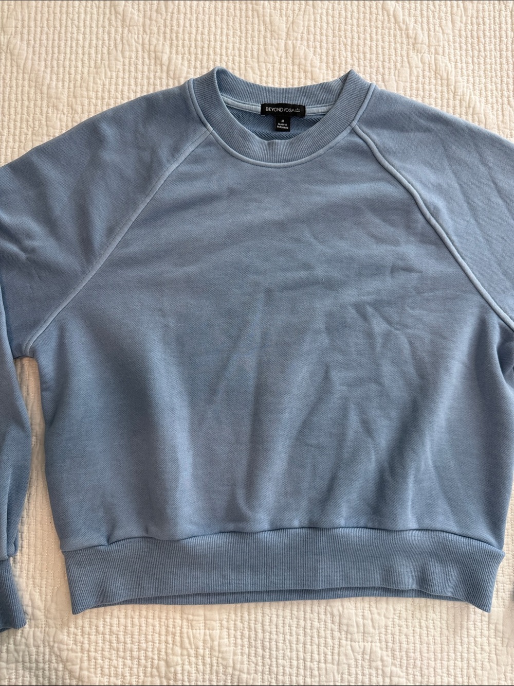 Beyond Yoga Dusty Blue Crewneck Pullover